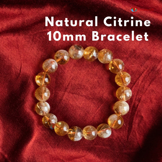Natural Citrine 10mm Bracelet